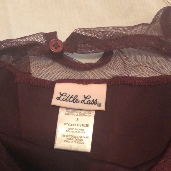 Little Lass Little girls size 5 formal dress very good pre owned condition - Picture 3 of 6